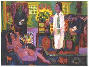 Ernst Ludwig Kirchner Modern Boheme oil painting artist